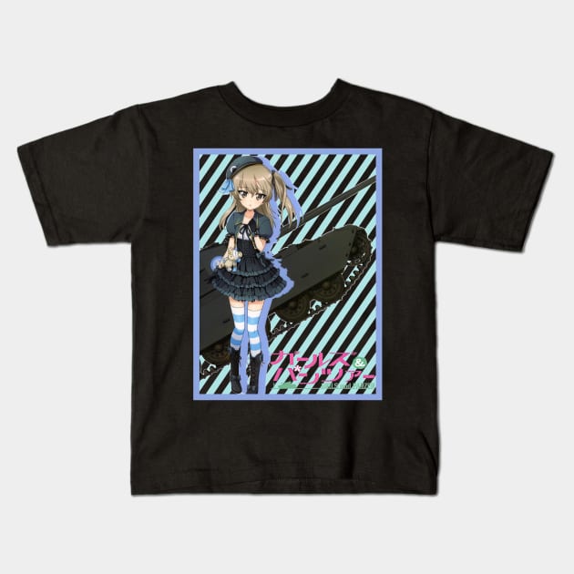 Kawaii Tank Shimada Alice Kids T-Shirt by ThomaneJohnson